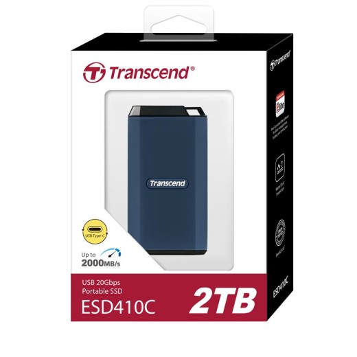 Портативний SSD Transcend 2TB USB 3.2 Gen 2 Type-C ESD410C