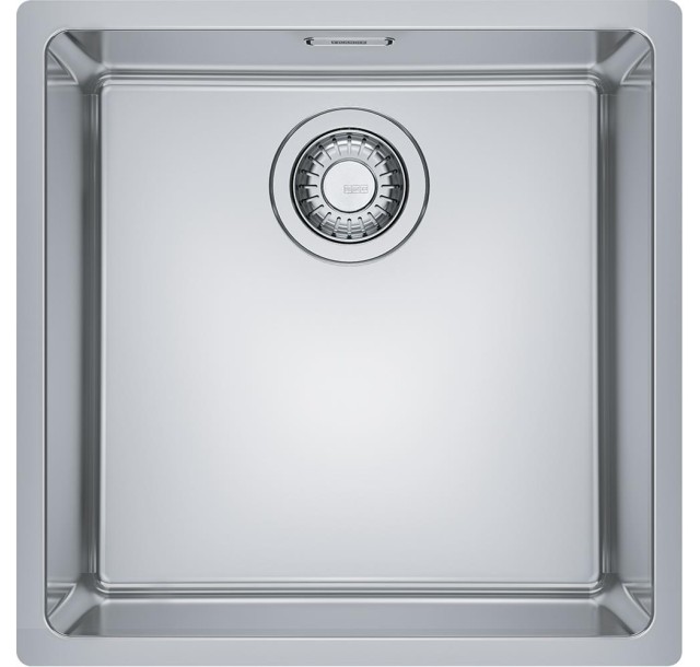 Кухонна мийка Franke Maris MRX 210-40/127.0598.745/нержав.сталь полірована/квадратна/440х440х180/врівень зі стільницею SlimTop