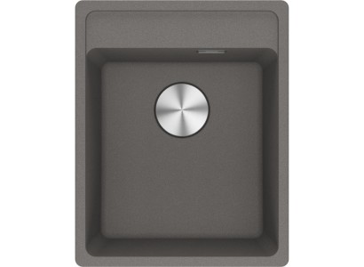 Мийка кухонна Franke Maris, фраграніт, прямокутник, без крила, 410х510х200мм, чаша - 1, врізна, MRG 610-72 TL, сірий камінь