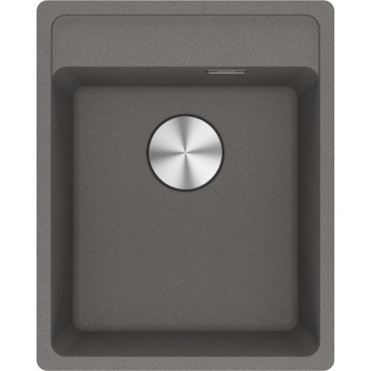 Мийка кухонна Franke Maris, фраграніт, прямокутник, без крила, 410х510х200мм, чаша - 1, врізна, MRG 610-72 TL, сірий камінь