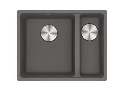 Мийка кухонна Franke Maris, фраграніт, прямокутник, без крила, 553х433х200мм, чаша - 1.5, під стільницю, MRG 160, сірий камінь