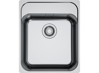 Мийка кухонна Franke Smart, нерж.сталь, прямокутник, без крила, 430х510мм, чаша - 1, монтаж врівень, SRX 210-40 TL, нерж поліров.