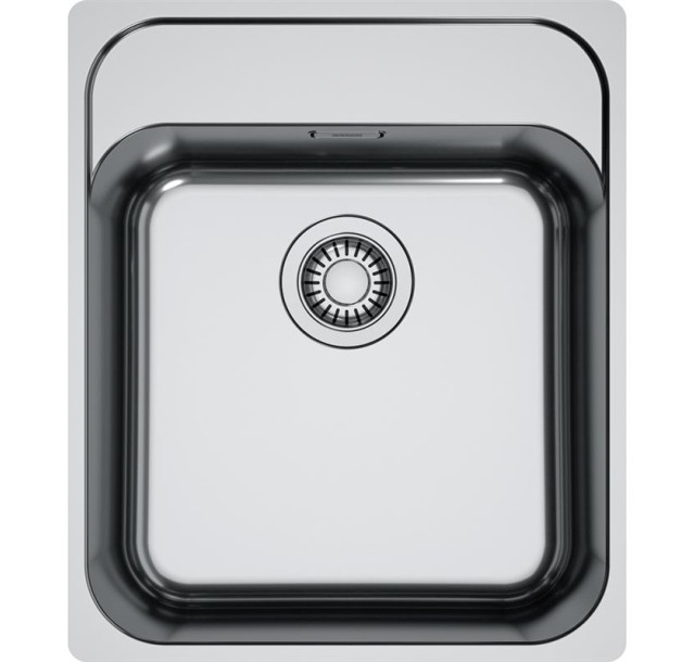 Мийка кухонна Franke Smart, нерж.сталь, прямокутник, без крила, 430х510мм, чаша - 1, монтаж врівень, SRX 210-40 TL, нерж поліров.
