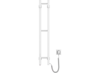 Рушникосушка Ardesto електрична  Elina Eco, 160х1000мм, кнопка, сталь, білий