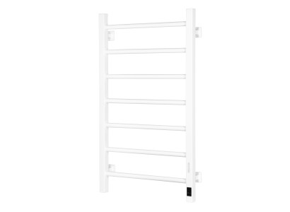 Рушникосушка Ardesto електрична  SMART, 480x800мм, таймер-регулятор, сталь, ліве підключення, білий