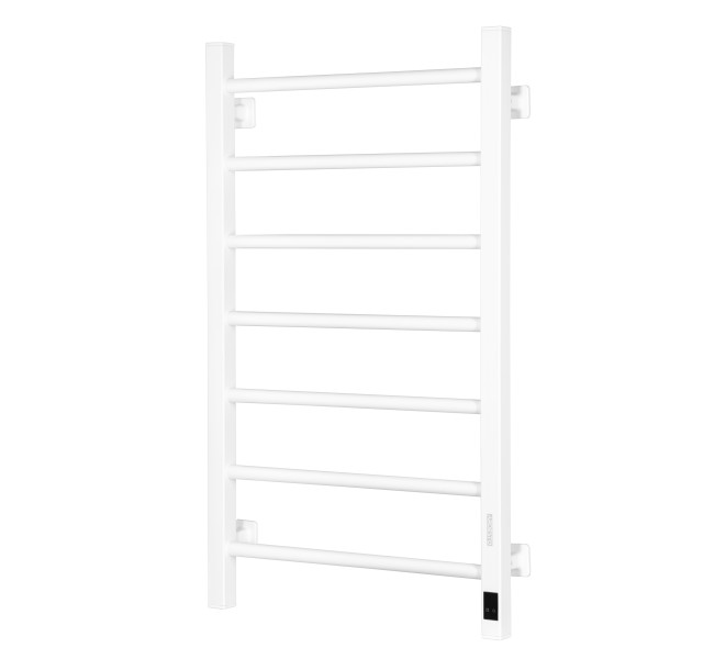 Рушникосушка Ardesto електрична  SMART, 480x800мм, таймер-регулятор, сталь, ліве підключення, білий