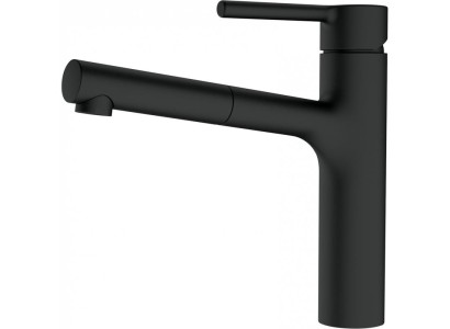 Змішувач для кухні Franke Centro, довж.виливу - 235мм, поворотний, 1важіль, чорний матовий