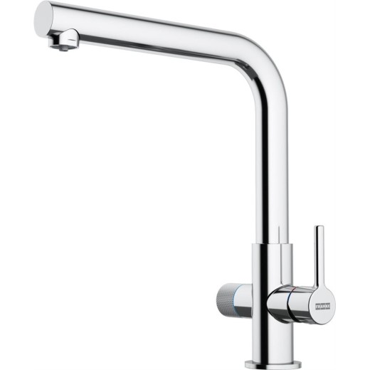 Змішувач для кухні Franke Lina L Clear Water 2.0, довж.виливу - 254 мм, поворотний, 1 важіль , хром