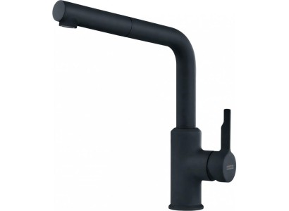 Змішувач для кухні Franke Urban Pull Out, довж.виливу - 252мм, витяжний, 1важіль, чорний матовий