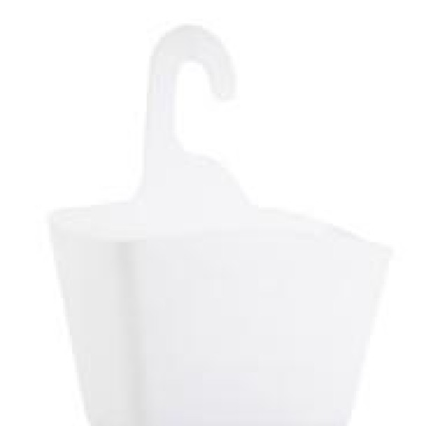 Кошик підвісний Ardesto Vigor 24x7x25.5см, поліпропілен, білий