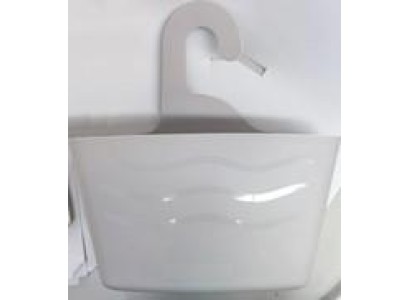 Кошик підвісний Ardesto Vigor 24x7x25.5см, поліпропілен, сірий