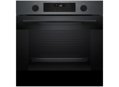 Духова шафа Bosch електрична, 76л, A, дисплей, конвекція, телескопічні направляючі, темно-сірий