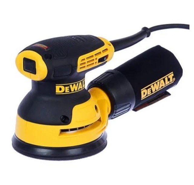 Шліфмашина ексцентрикова DeWalt 280Вт 8000-12000об/хв 125мм амплітуда 2.6мм 1.28кг