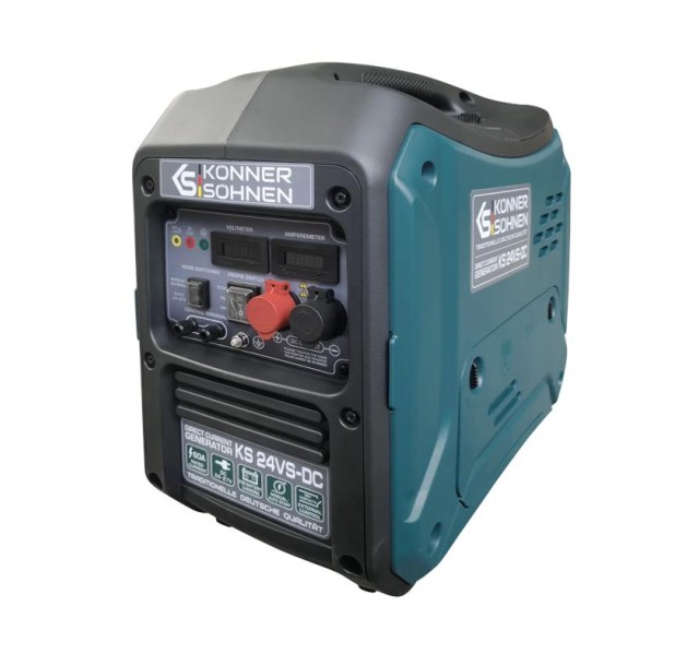 Генератор постійного струму бензиновий Konner&Sohnen KS 24VS-DC 24-27В 60А електростартер 21кг