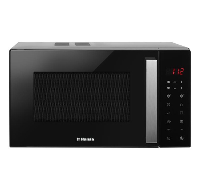 Мікрохвильова піч Hansa, 20л, електрон. керування, без поворотного столу, 700Вт, гриль, чорний