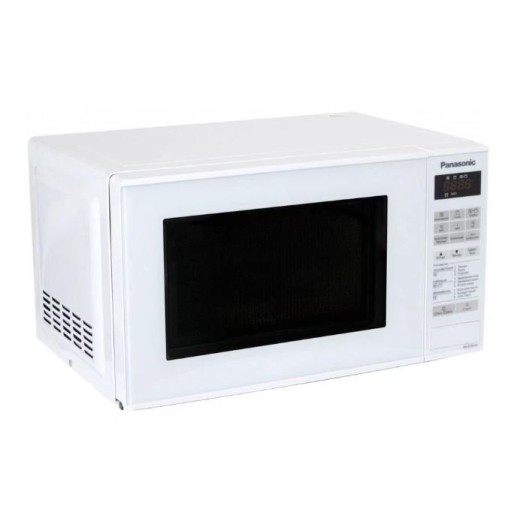 Мікрохвильова піч Panasonic, 20л, 800Вт, гриль, дисплей, білий