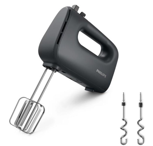 Міксер Philips ручний 5000 series, 400Вт, насадки -4, чорний