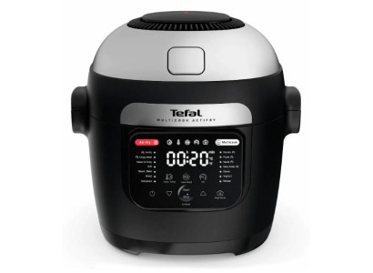 Мультиварка-мультипіч Tefal Multicook Actifry, 1334Вт, чаша-6л, сенсорне керув., 14 програм, метал/пластик, чорний