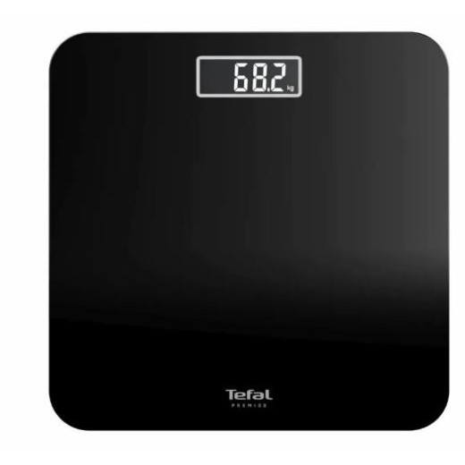Ваги Tefal підлогові Premiss, 160кг, AAAx2 в комплекті, скло, чорний