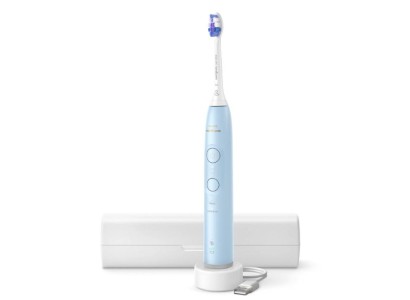 Щітка зубна електр. Philips, Sonicare 6100 Series, 62т. колив/хв, насадок-1, футляр, блакитний