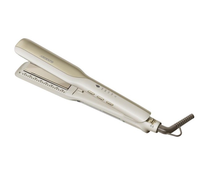 Випрямляч Ardesto Pearl Cream, 50Вт, 140-230C, кераміка, з функцією подачі пару, бежевий