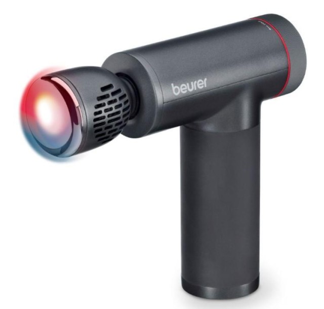 Масажер Beurer для тіла, літій- іонний акум., вага - 1,035кг, змінний чохол, чорний