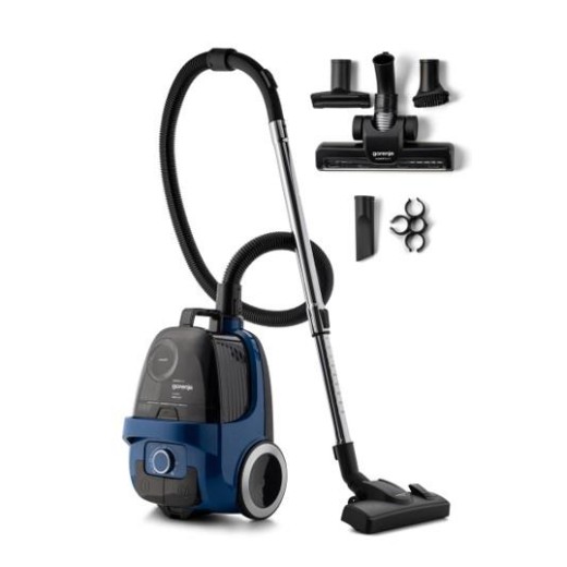 Пилосос Gorenje контейнерний, 850Вт, конт пил -3.3л, HEPA, телескоп трубка, синій