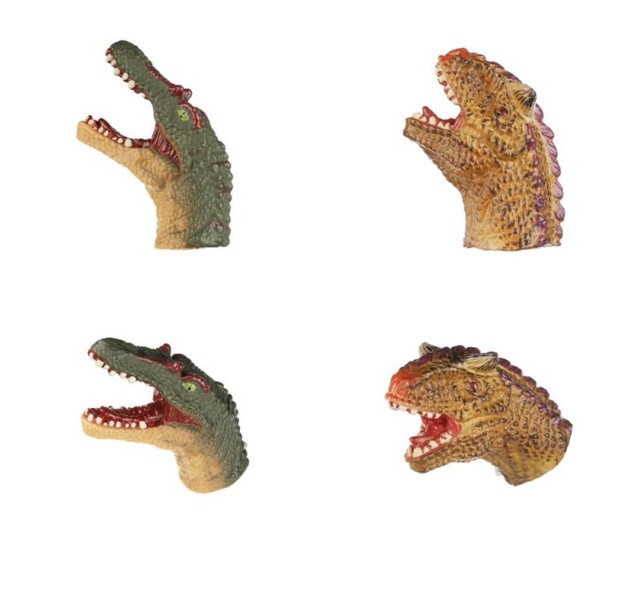 Ігровий набір Same Toy Пальчиковий театр Спинозавр та Карнотавр, 2од