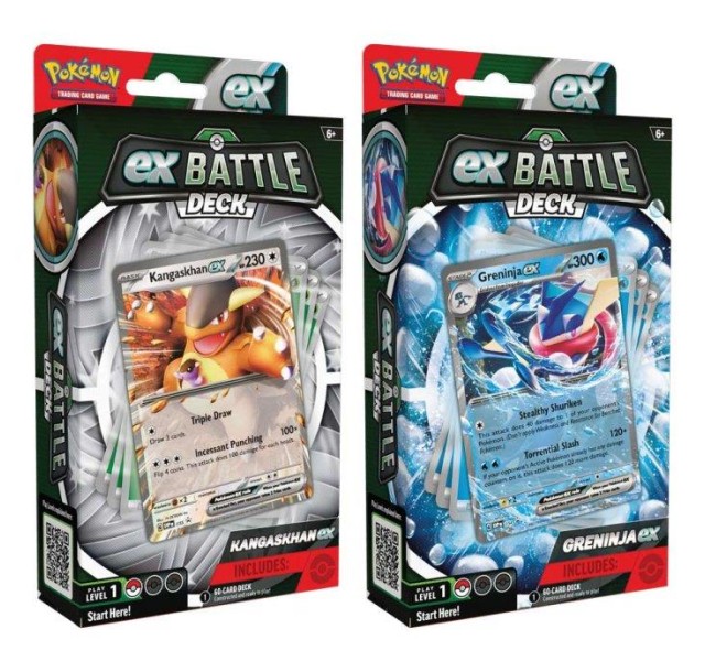 Колекційна карткова гра Pokemon: Greninja ex/Kangaskhan ex - Battle Deck (1 випадково)