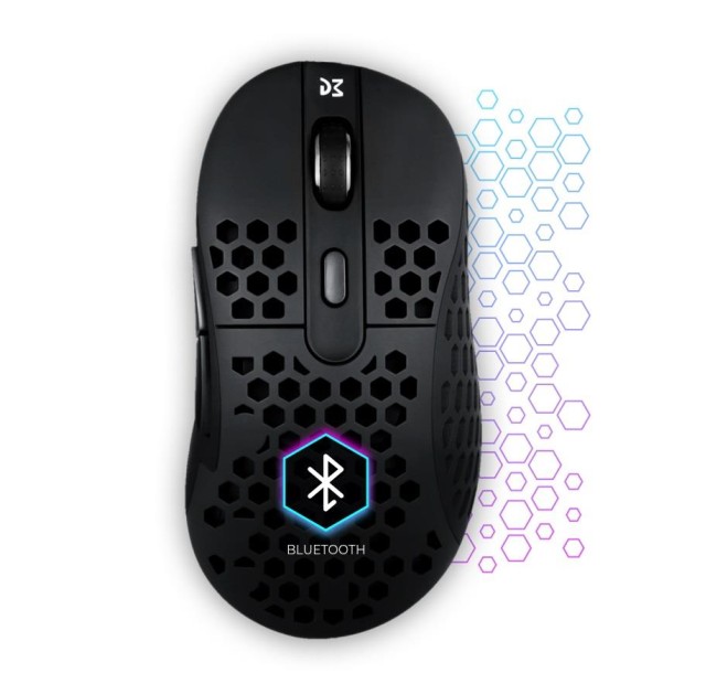 Миша ігрова Dream Machines DM6 HOLEY Trio Wireless Black