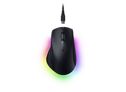 Миша Razer Pro Click V2, RGB, USB-A/WL/BT, чорний
