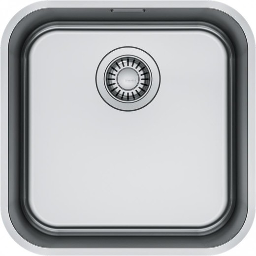 Мийка кухонна Franke Smart, нерж.сталь, квадрат, без крила, 399х399мм, чаша - 1, монтаж під стільницю, SRX 110-40, нерж поліров.