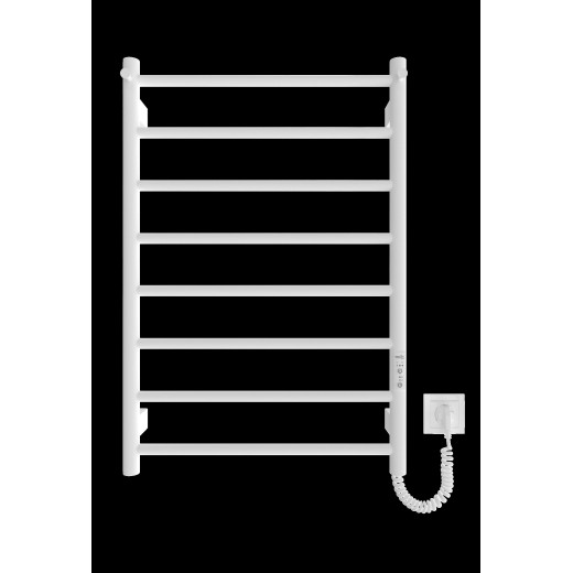 Рушникосушка Ardesto електрична  Classik-TR K, 770x530х80мм, таймер-регулятор, сталь, з гачками, білий матовий