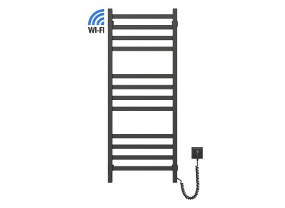 Рушникосушка Navin електрична Авангард, 1200х480х71мм, Wi-Fi, сталь, чорний муар, праве підключення