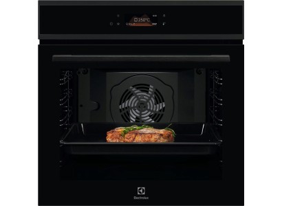 Духова шафа Electrolux електрична, 72л, A+, дисплей, конвекція, телескопічні напрямні, чорний