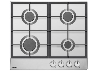 Варильна поверхня Hansa газова, 60см, чавун, нержавіюча сталь