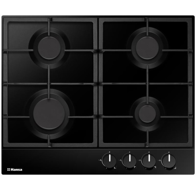 Варильна поверхня Hansa газова, 60см, чавун, чорний