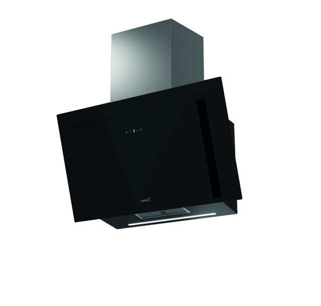 Витяжка Cata похила, 80см, 1350м.куб/год, Thalassa Pro 800 gbk, чорний