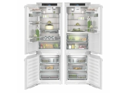 Холодильник Liebherr вбудований багатодверний, 177x111.8х54.6, холод.відд.-277л, мороз.відд.-138л, 4дв., A++, NF, інв., диспл внутр., зона св-ті, білий