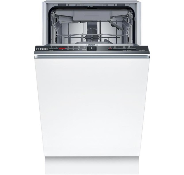 Посудомийна машина Bosch вбудована, 10компл., A++, 45см, дисплей, 3й кошик, білий