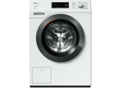 Пральна машина Miele WEA 135 WCS фронтальна, 8кг, 1400, A+++, 63.6см, дисплей, інвертор, люк сірий, білий