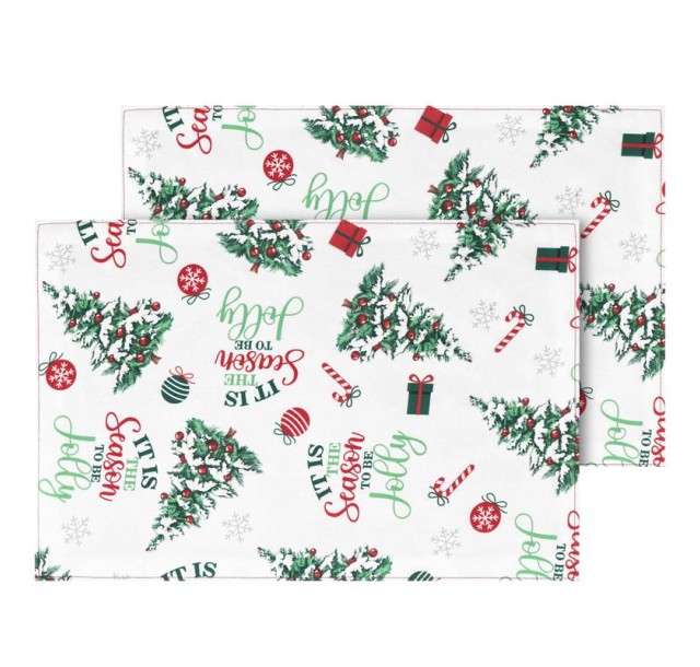 Набір серветок серв. Ardesto Christmas Tree 30х45см, 2шт, 100% поліестер, зелений