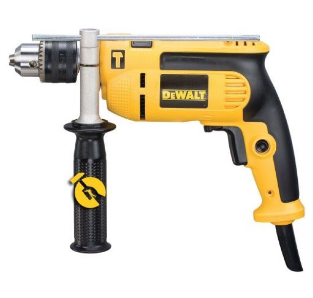 Дриль ударний DeWalt 701Вт 0-2800об/хв 5.2Нм 47600уд/хв патрон 13мм 1.6кг