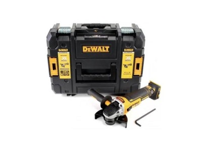 Шліфмашина кутова акумуляторна DeWalt безщіткова 18B XR Li-lon 125мм 9000об/хв кейс 1.74кг без АКБ та ЗП