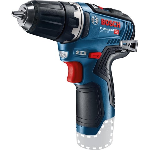 Шурупокрут-дриль акумуляторний Bosch Professional GSR 12V-35 12В 20·35Нм 460·1750об/хв 0.75кг без АКБ та ЗП