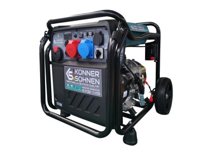 Генератор інверторний бензиновий Konner&Sohnen KS 8100iE 1/3 ATSR 230/400В 8/8.5кВт АВР(ATS) електростартер 68кг