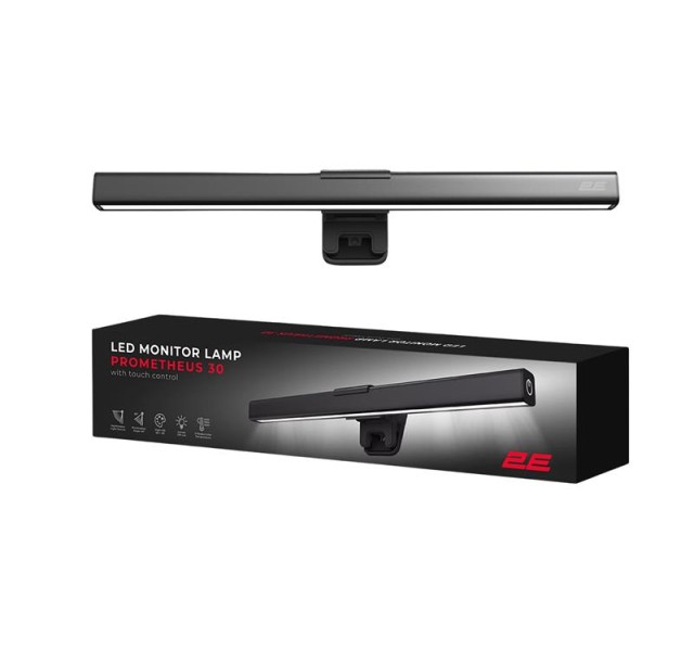 Лампа на монітор 2E PROMETHEUS 30 5Вт 3000-6000K USB-A/USB-C, чорний