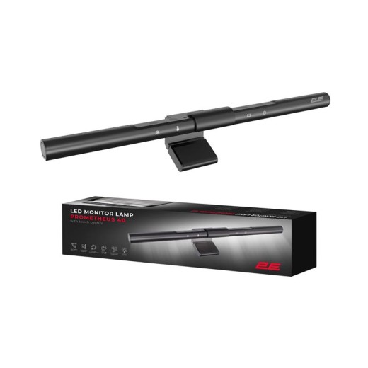 Лампа на монітор 2E PROMETHEUS 40 5Вт 3000-6500K DIM USB-C, чорний