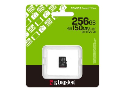 Карта пам'яті Kingston microSD  256GB C10 UHS-I A1 V10 R150MB/s