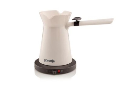 Кавоварка Gorenje електротурка 0.35л, мелена, на 2 чашки, бежевий